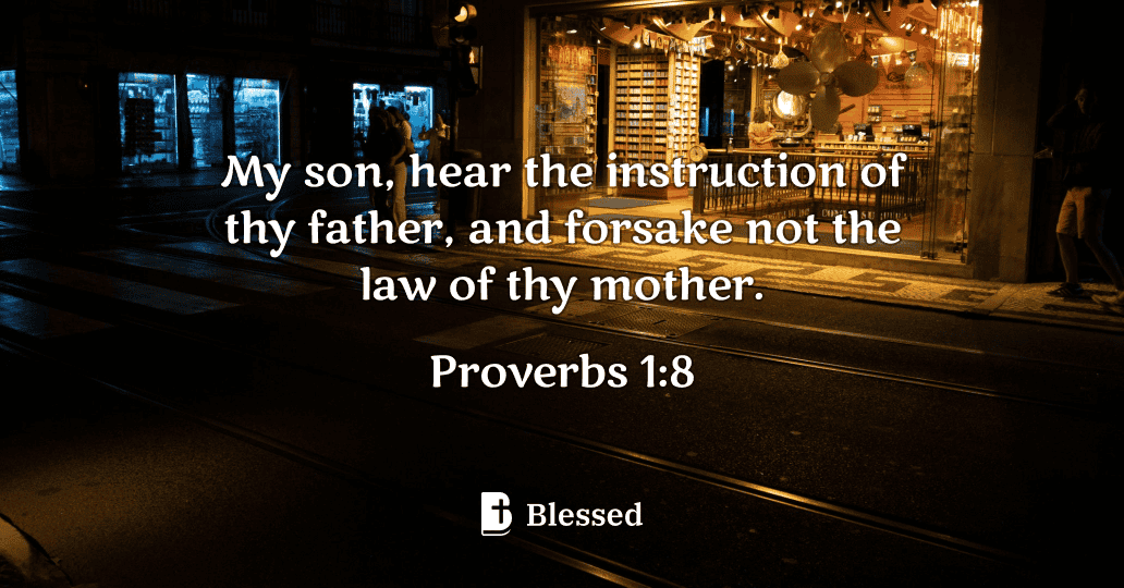 Proverbs 1:8