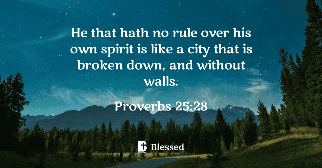 Proverbs 25:28