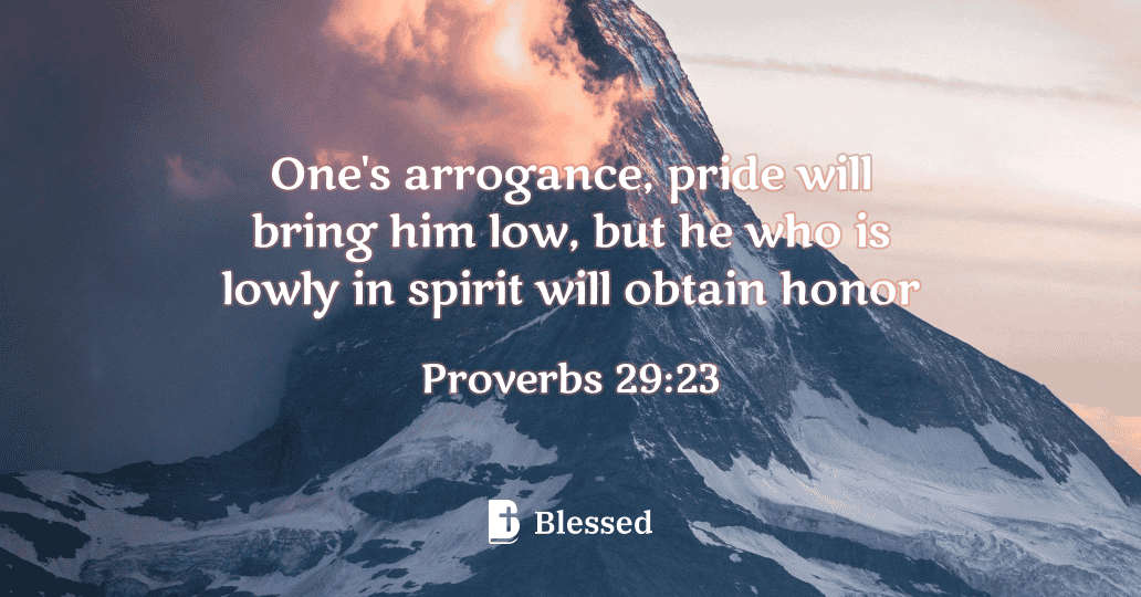 Proverbs 29:23