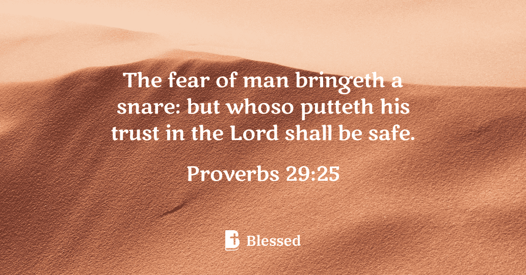 Proverbs 29:25