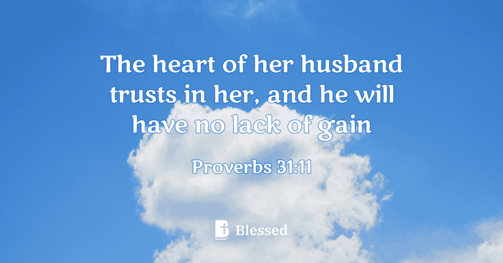 Proverbs 31:11