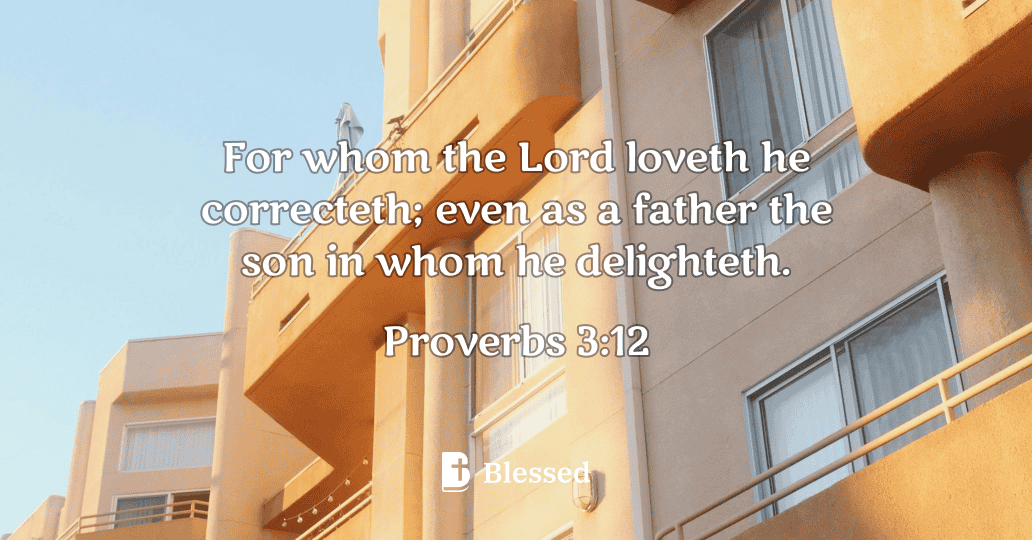 Proverbs 3:12