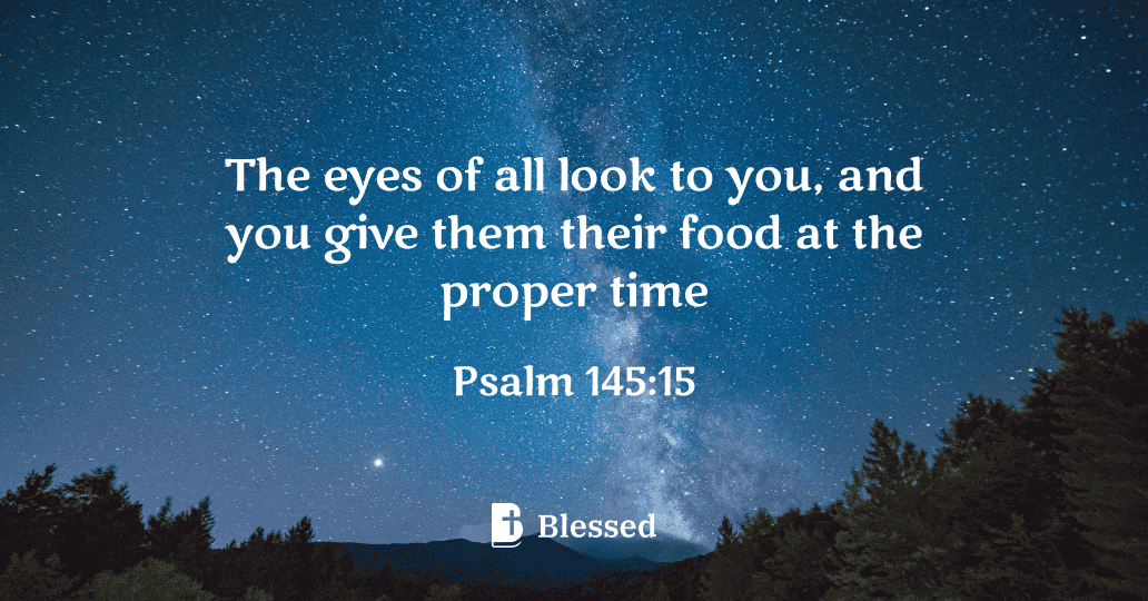 Psalm 145:15