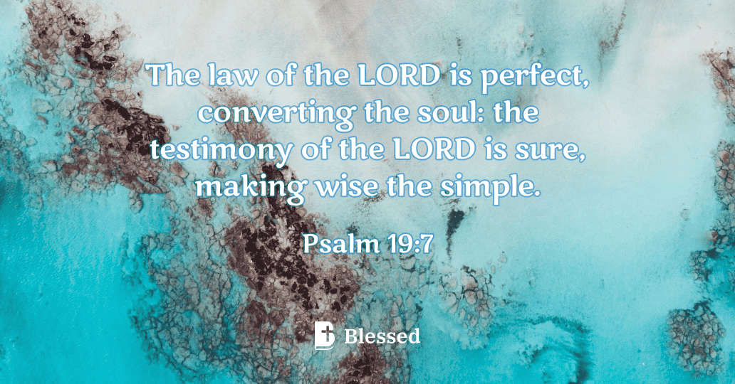 Psalm 19:7