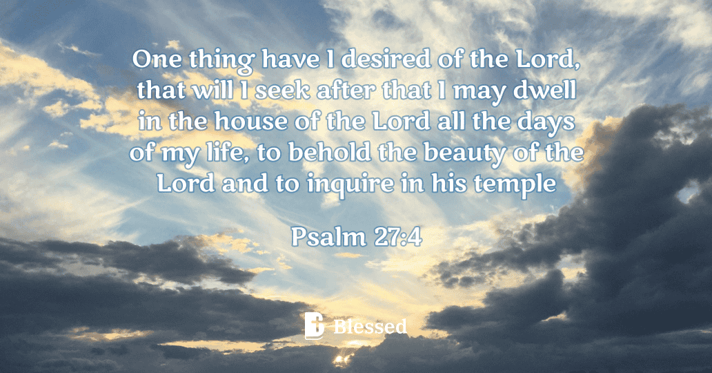 Psalm 27:4