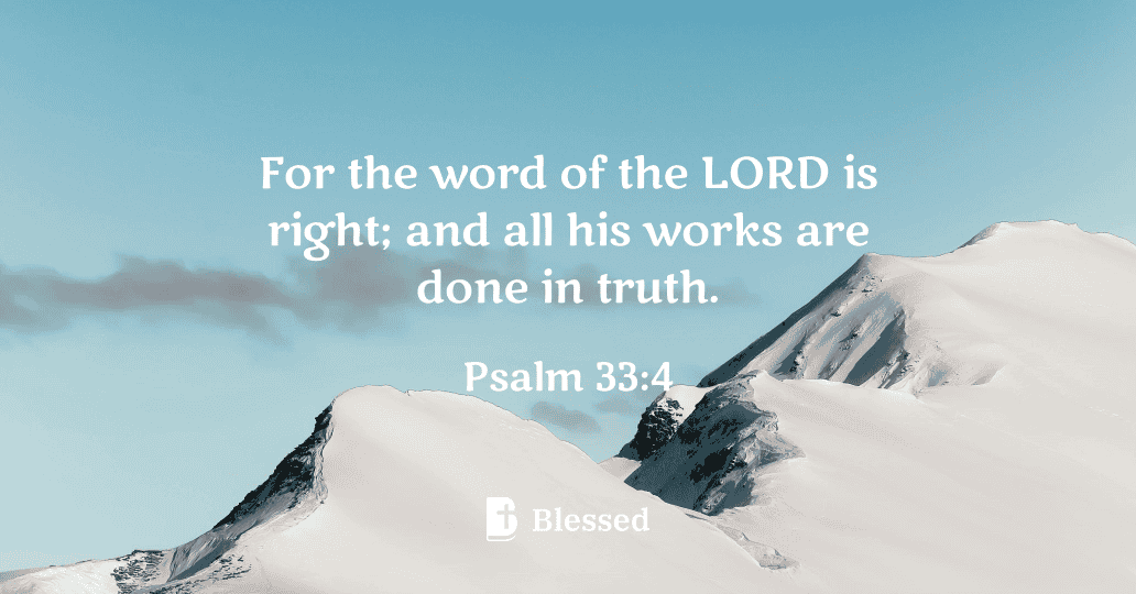 Psalm 33:4