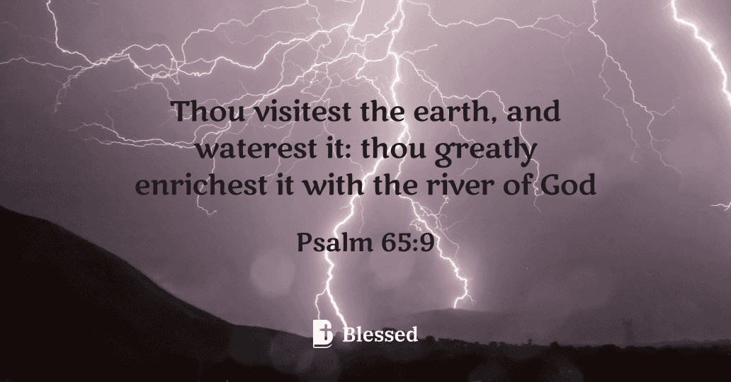 Psalm 65:9
