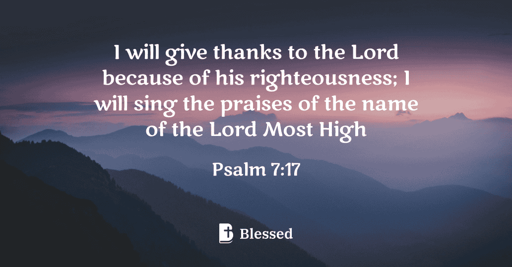 Psalm 7:17