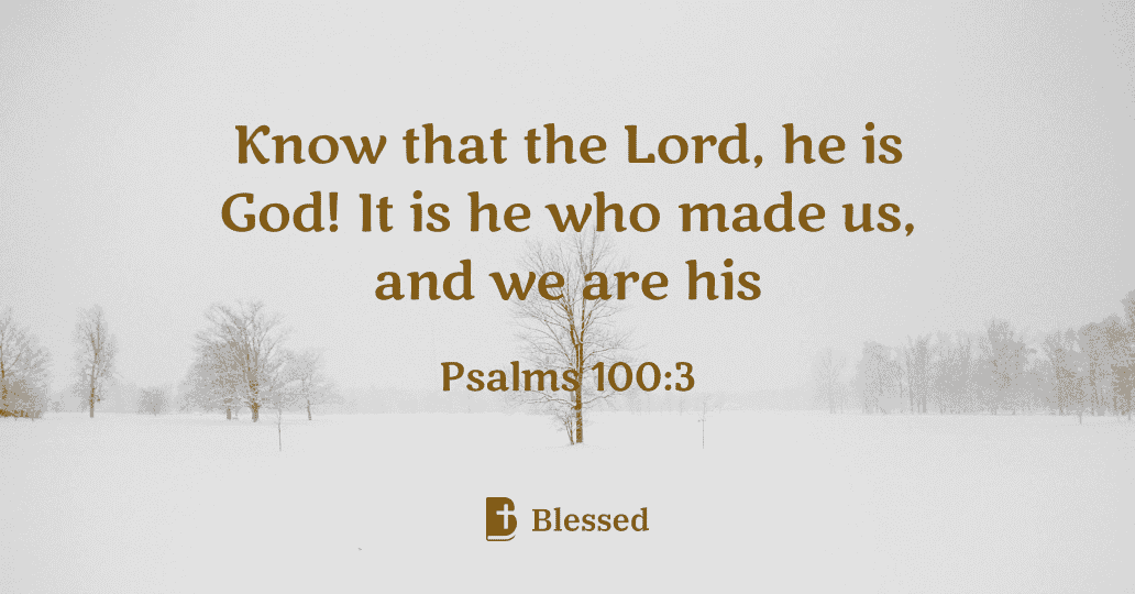 Psalms 100:3