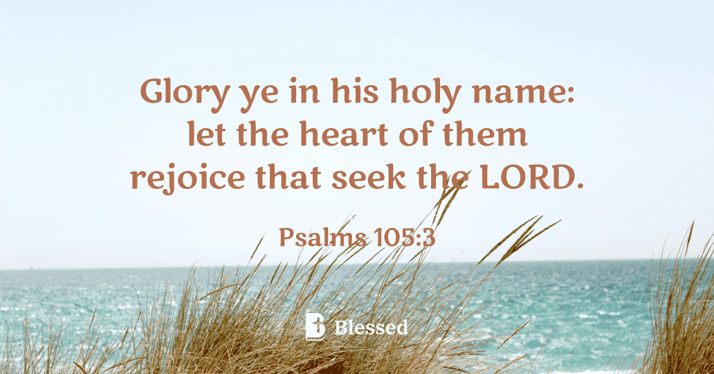 Psalms 105:3