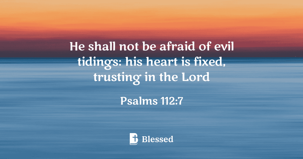 Psalms 112:7