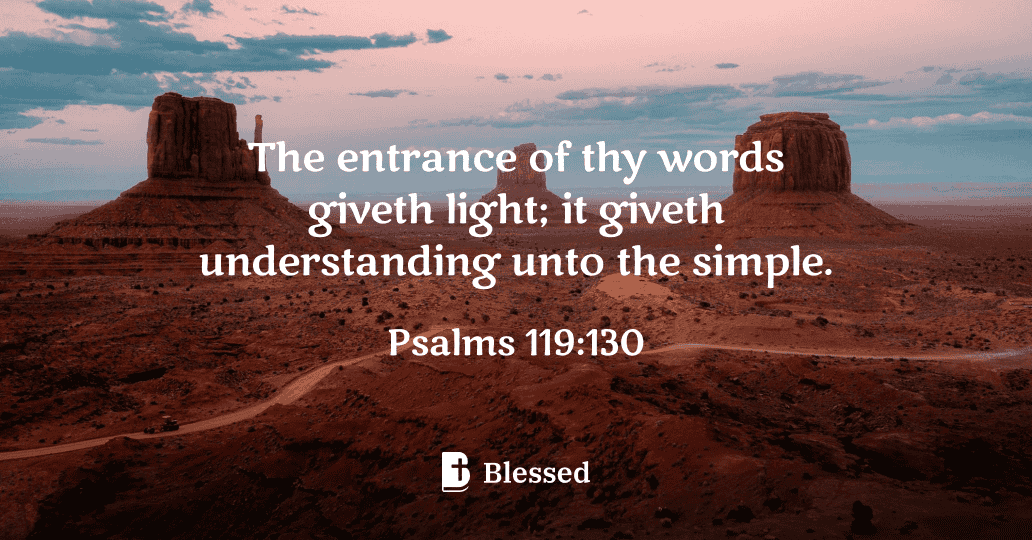 Psalms 119:130