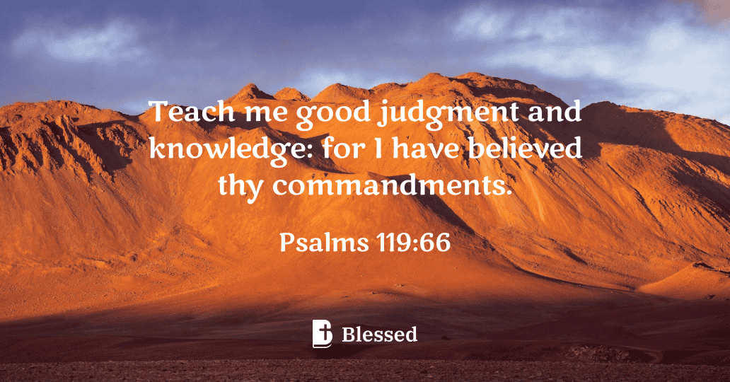 Psalms 119:66