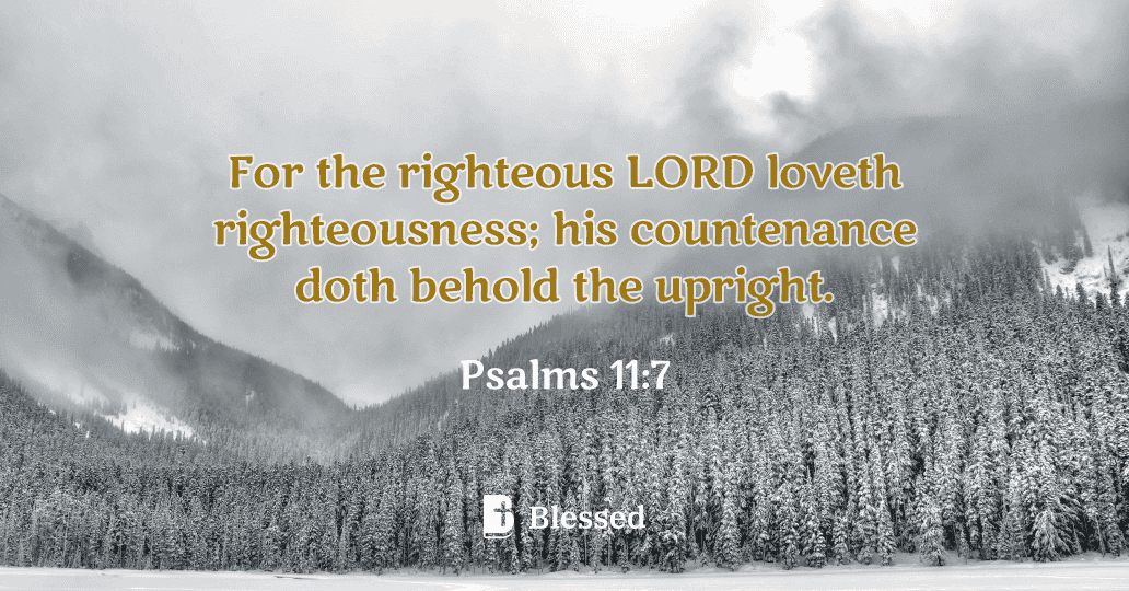 Psalms 11:7