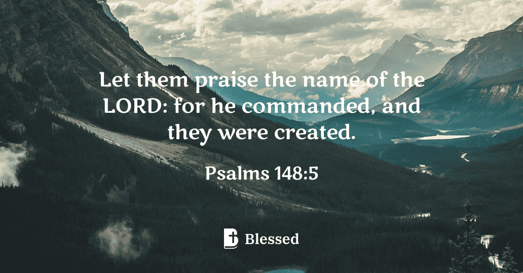 Psalms 148:5
