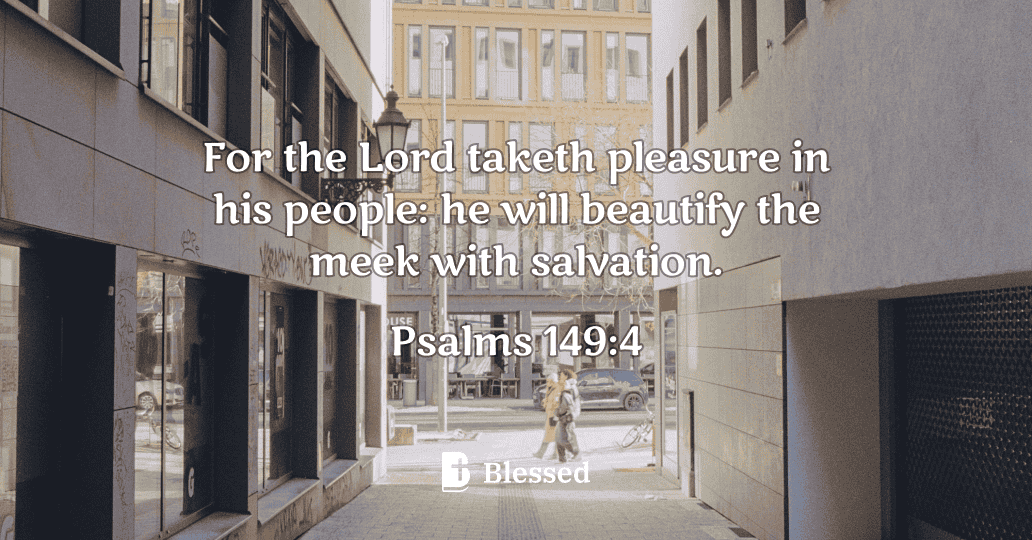 Psalms 149:4