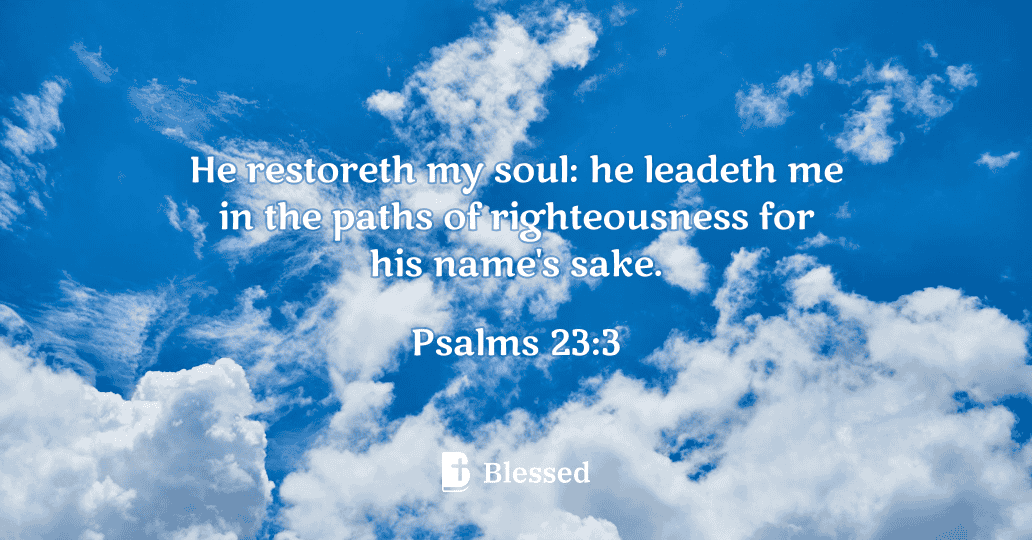 Psalms 23:3