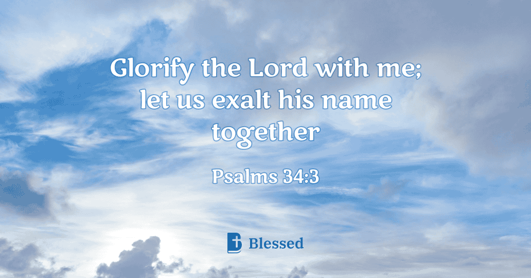 Psalms 34:3