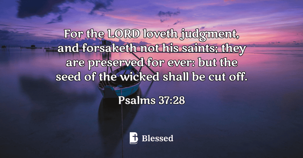 Psalms 37:28
