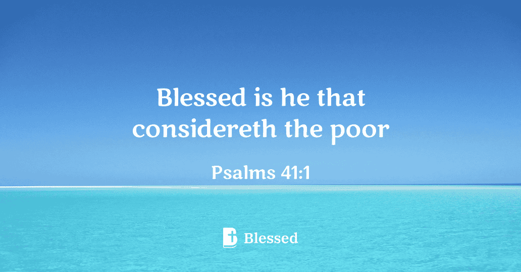 Psalms 41:1