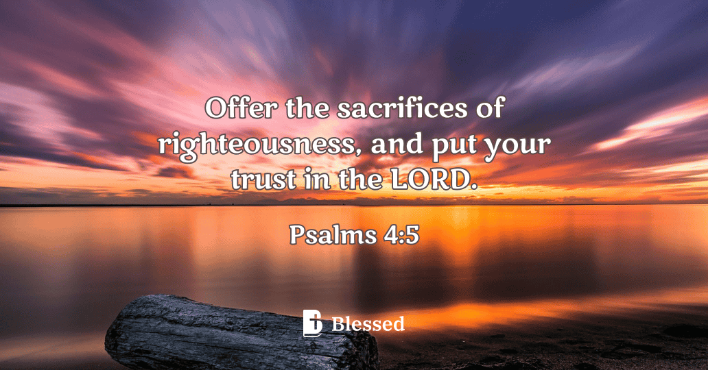 Psalms 4:5
