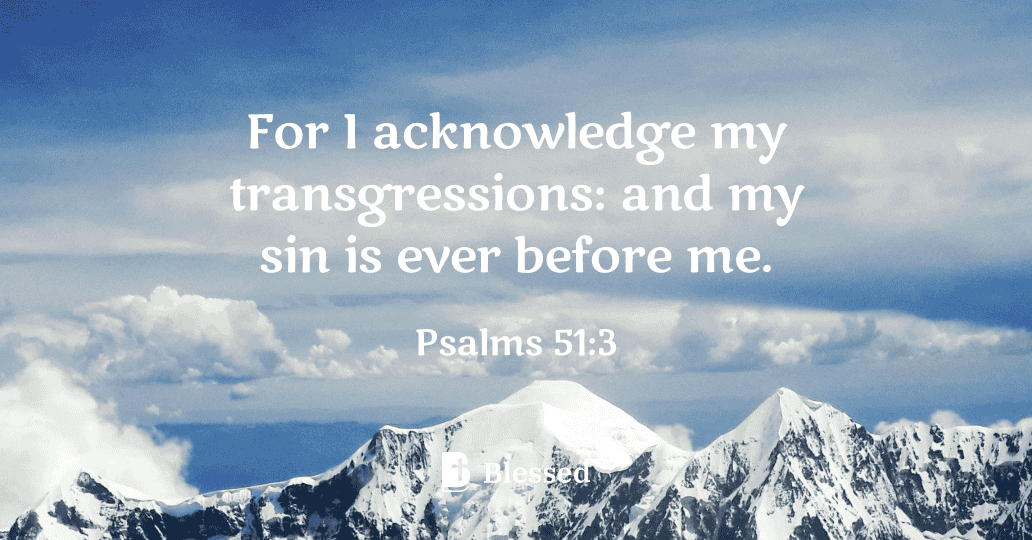 Psalms 51:3