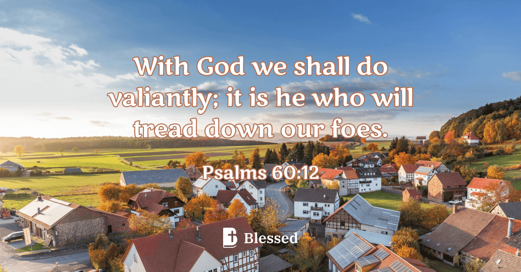 Psalms 60:12