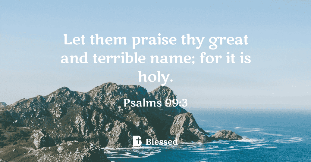 Psalms 99:3