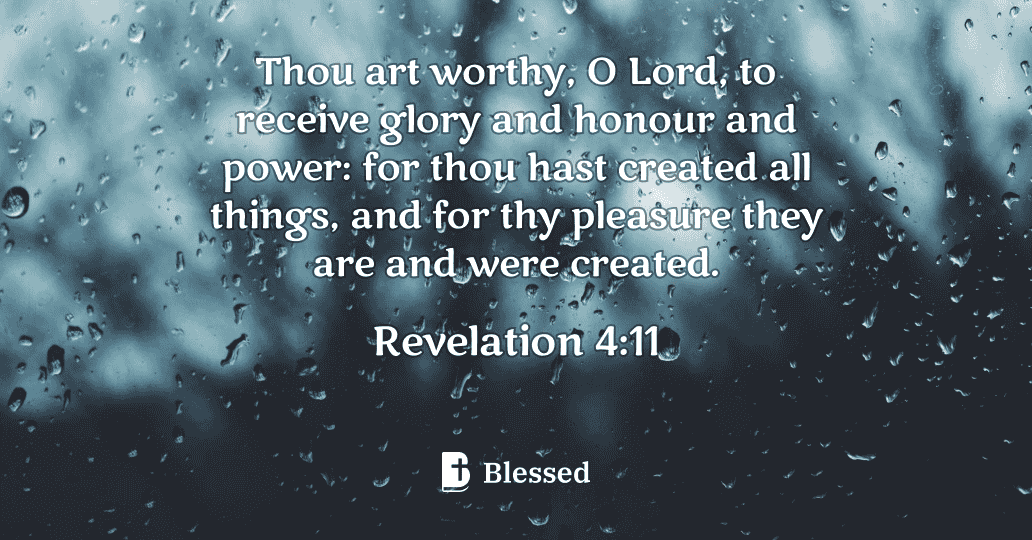 Revelation 4:11