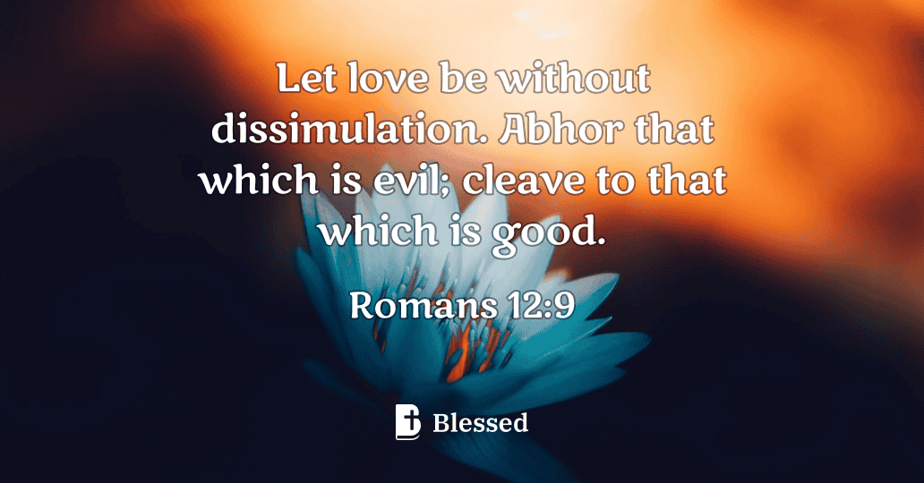 Romans 12:9