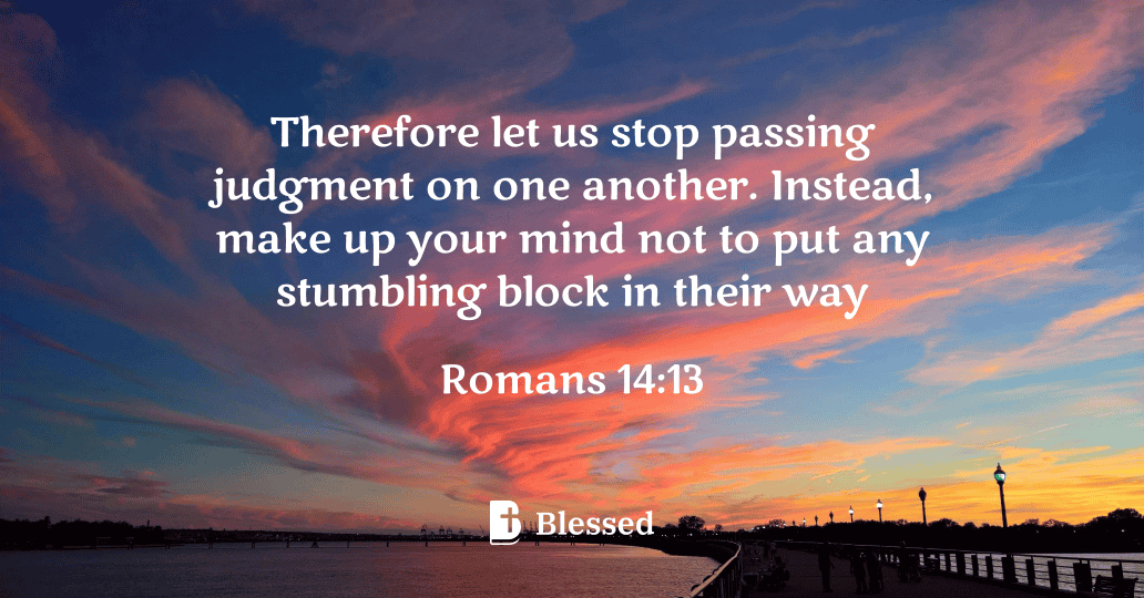 Romans 14:13