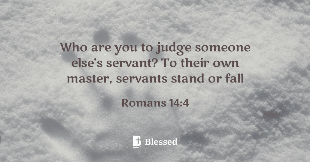 Romans 14:4
