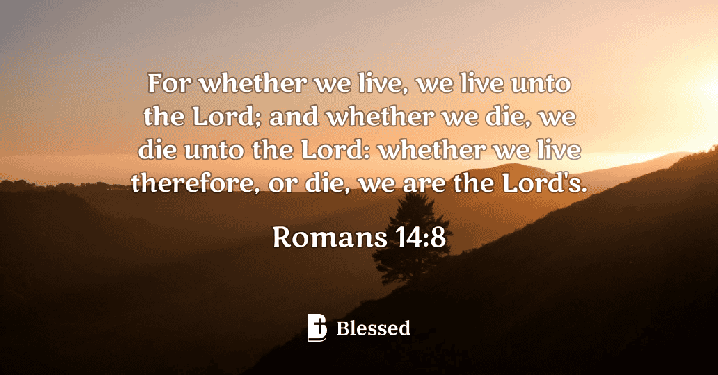 Romans 14:8