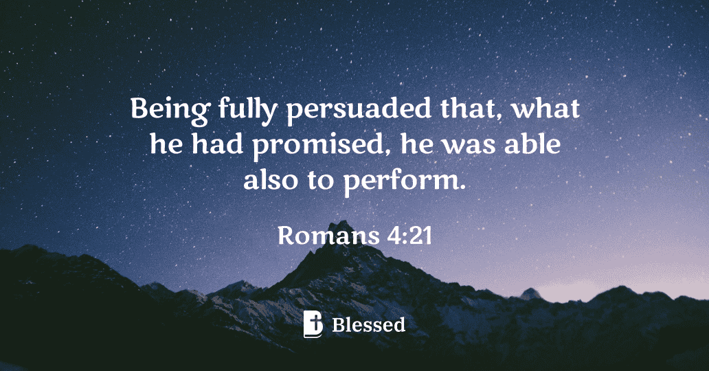 Romans 4:21
