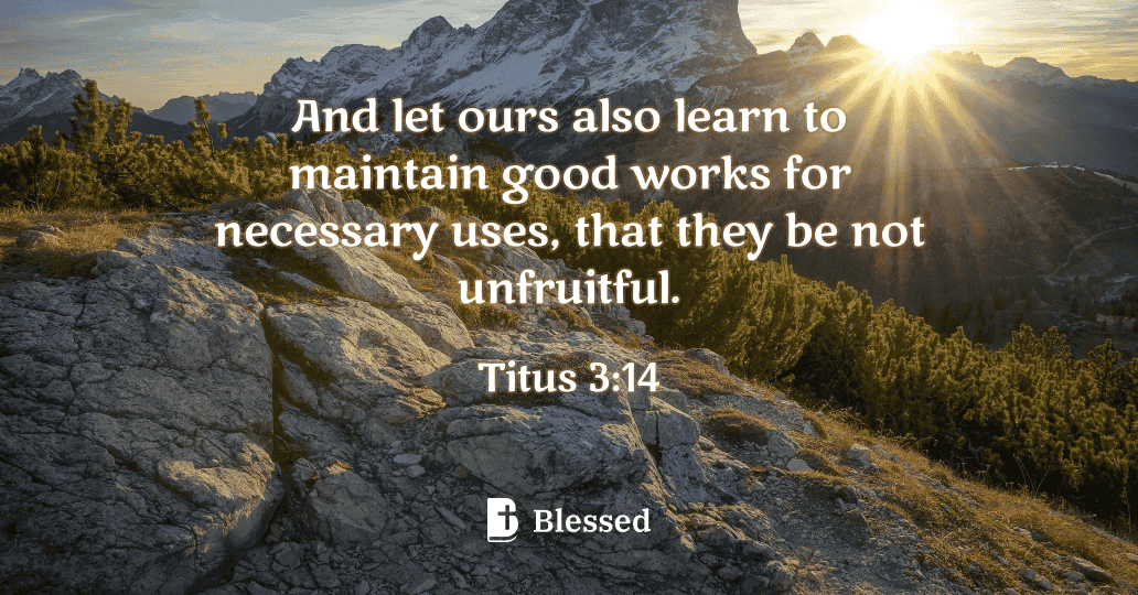 Titus 3:14
