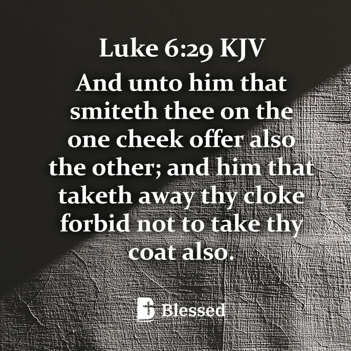 Luke 6:29