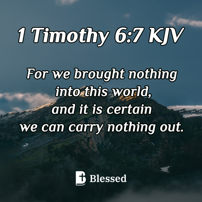 1 Timothy 6:7