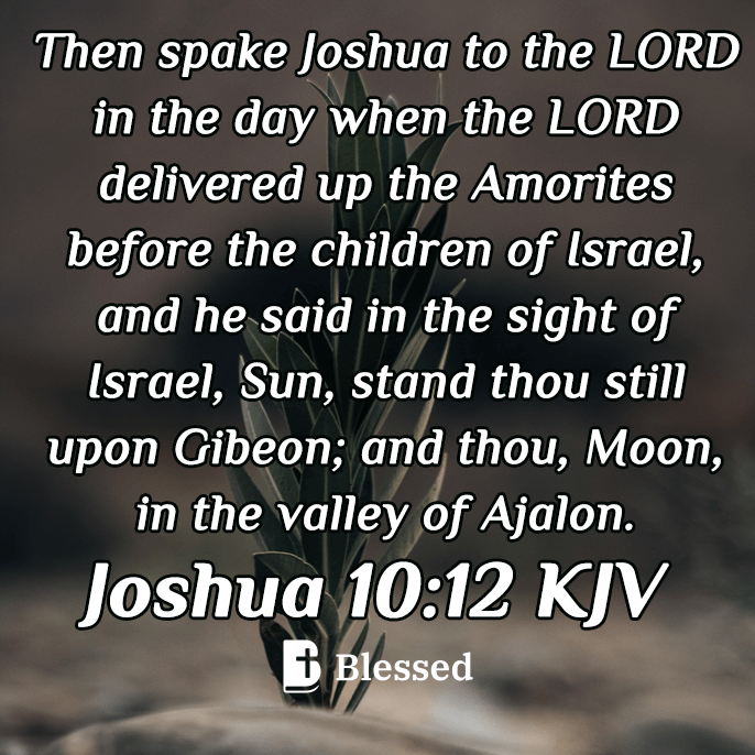 Joshua 10:12
