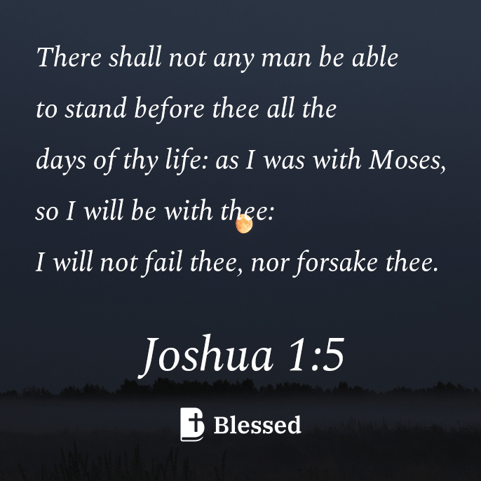 Joshua 1:5