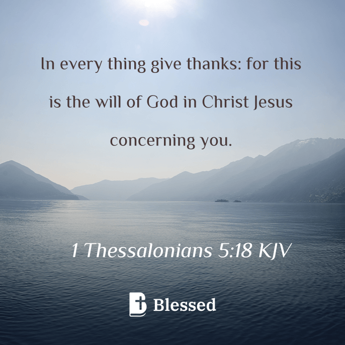 1 Thessalonians 5:18