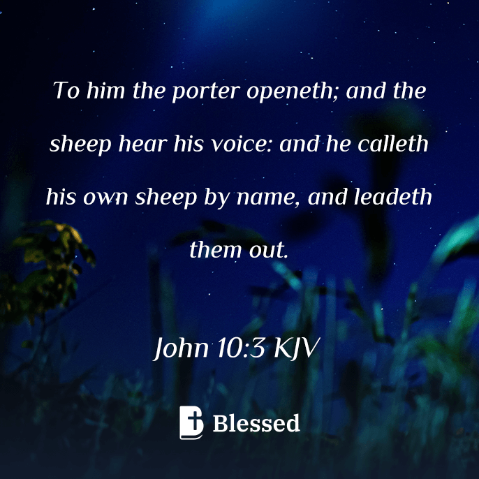 John 10:3