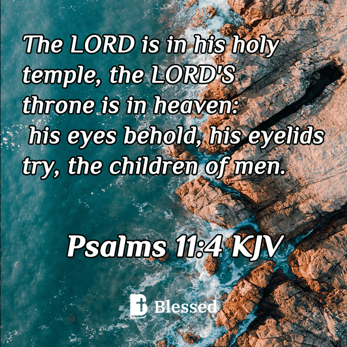Psalms 11:4