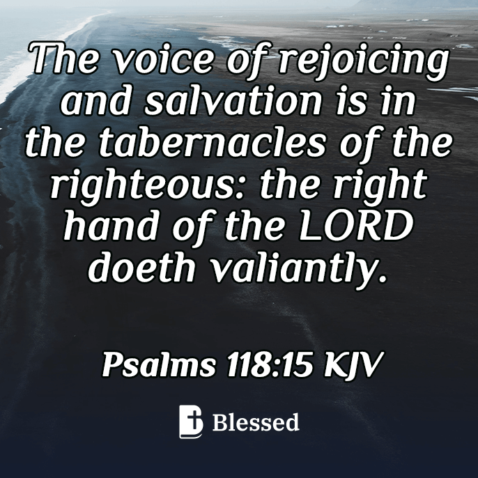 Psalms 118:15