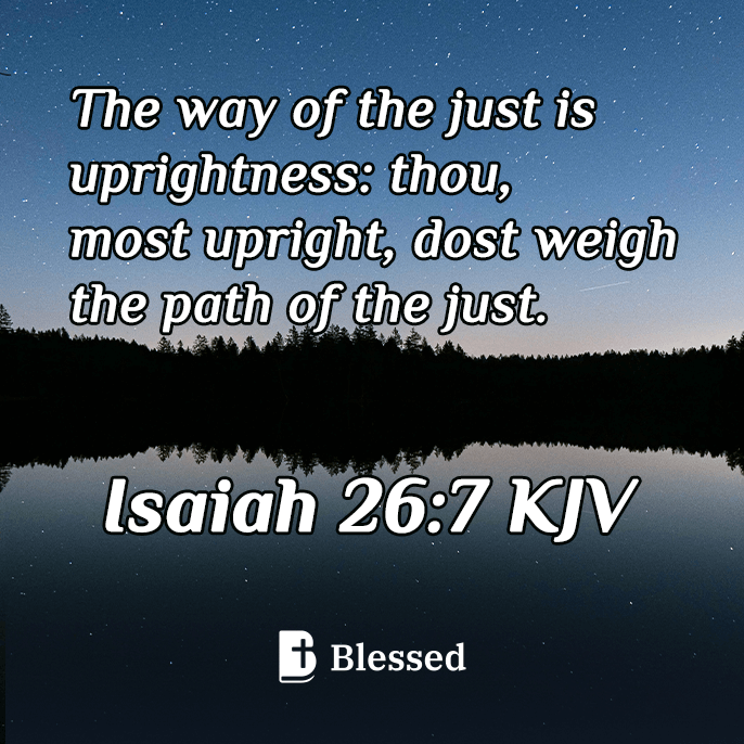 Isaiah 26:7
