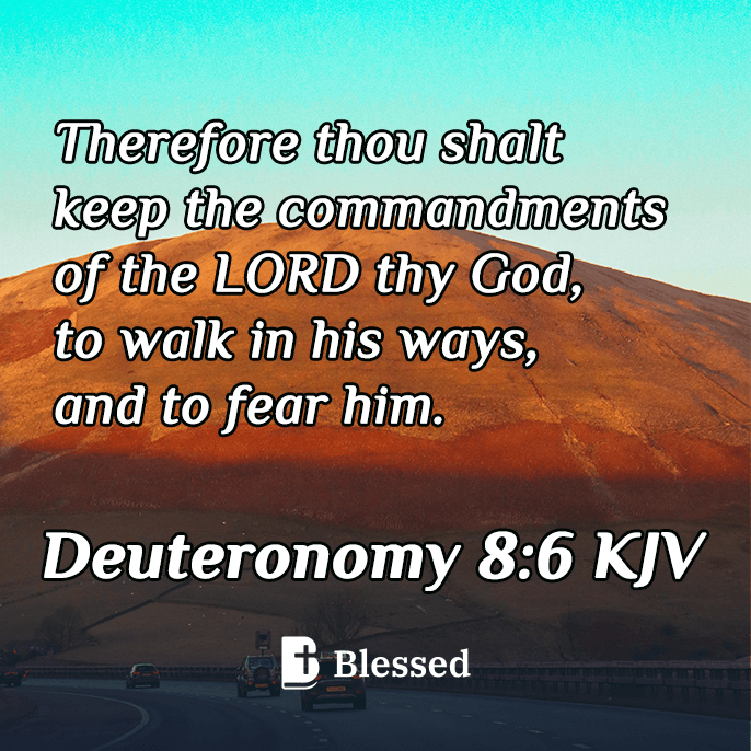 Deuteronomy 8:6