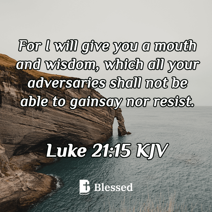Luke 21:15