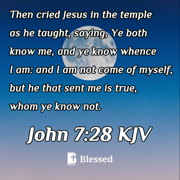 John 7:28