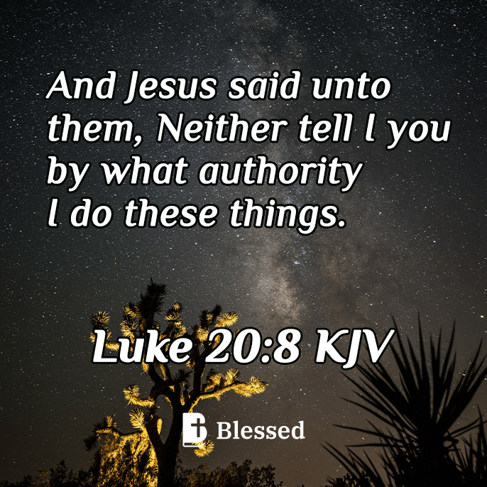 Luke 20:8