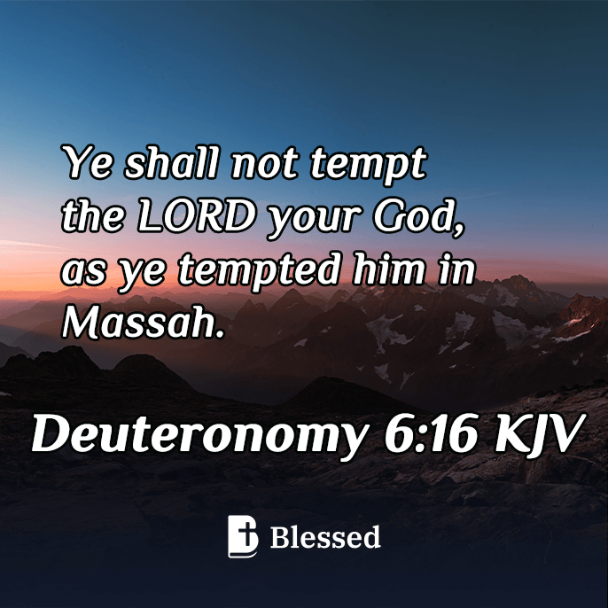 Deuteronomy 6:16