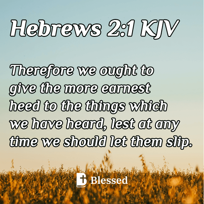 Hebrews 2:1